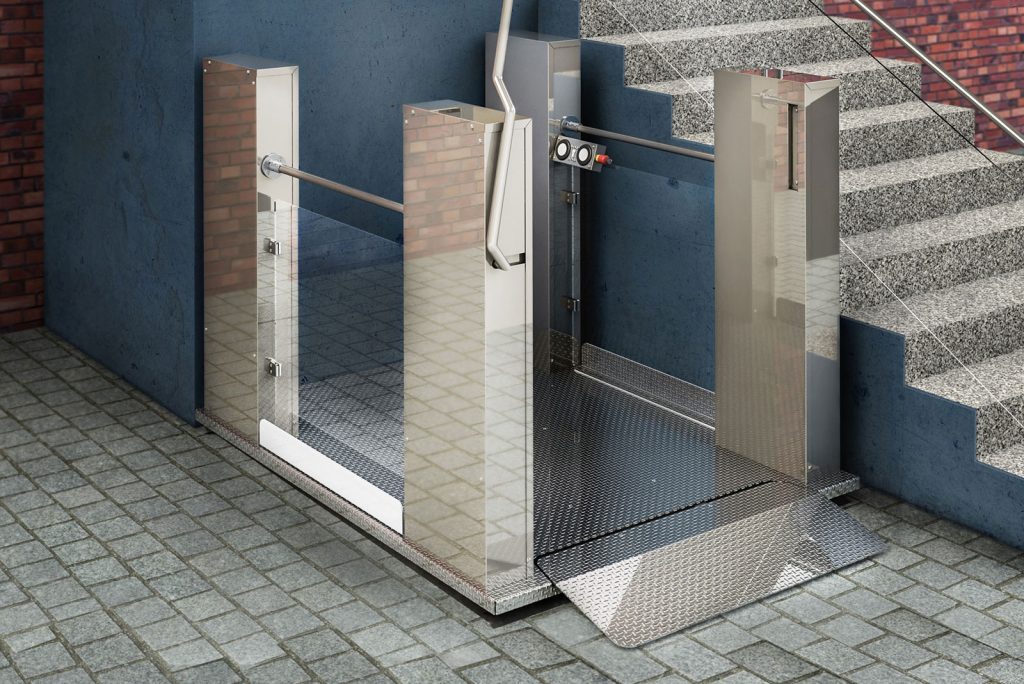 Außen-Treppenlifte eignen sich nicht für jedes Gewicht – der MB Quattro schafft bis zu 500 kg.