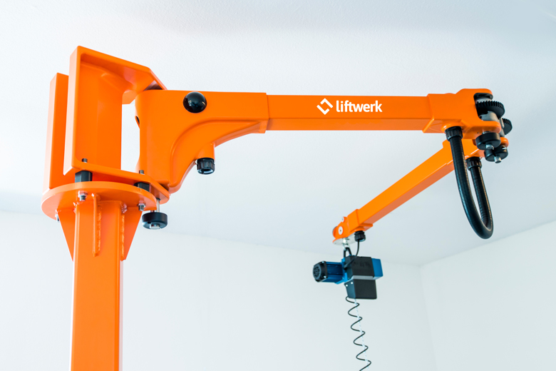 Liftwerk Manipulator geknickter Hebelarm